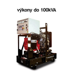Motorgenerátory do výkonu 100kVA