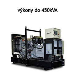 Motorgenerátory do výkonu 450kVA