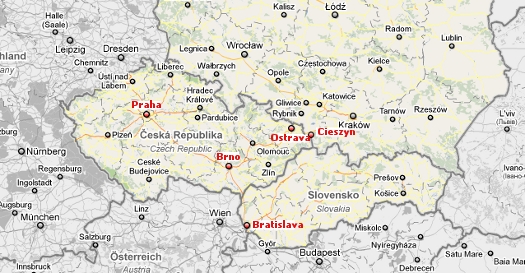 Mapa UPS
